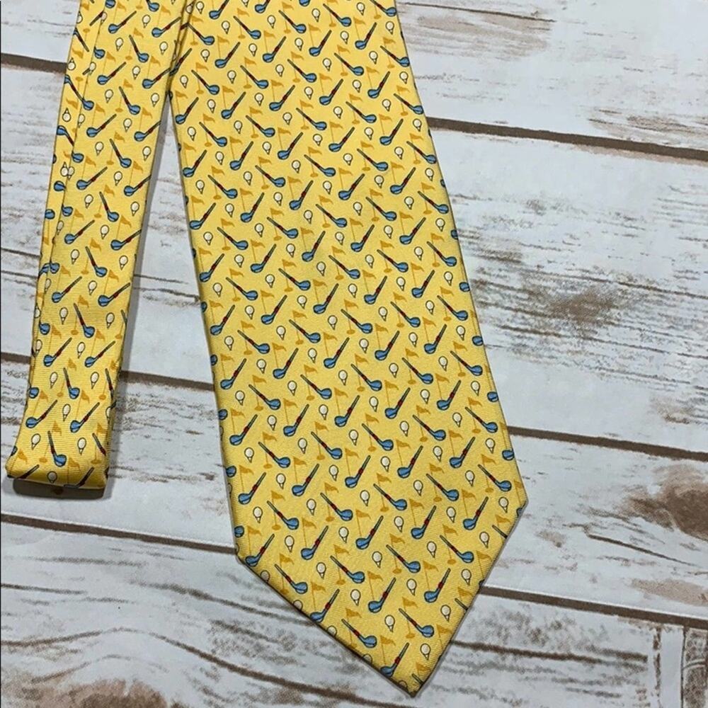 Eximious 100% Silk Golf Tie